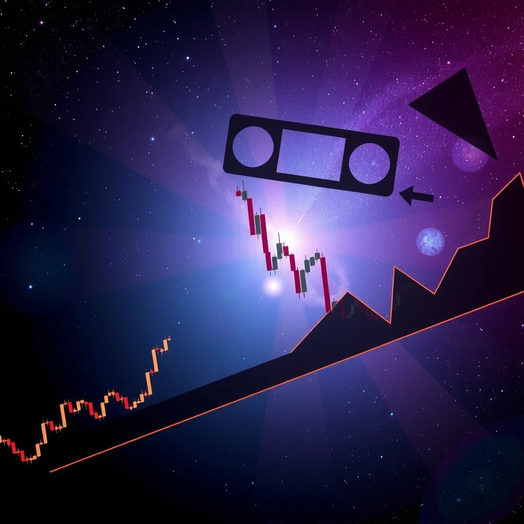 Fondo estrellado con elementos astrales